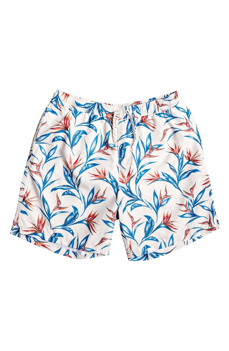 Quiksilver Maze Day Volley Swim Trunks, Alternate, color, 