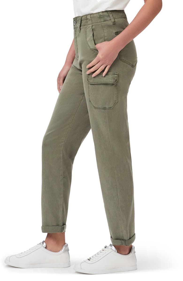 PAIGE Drew Relaxed Straight Leg Cargo Pants, Alternate, color, Vtg Ivy Gr