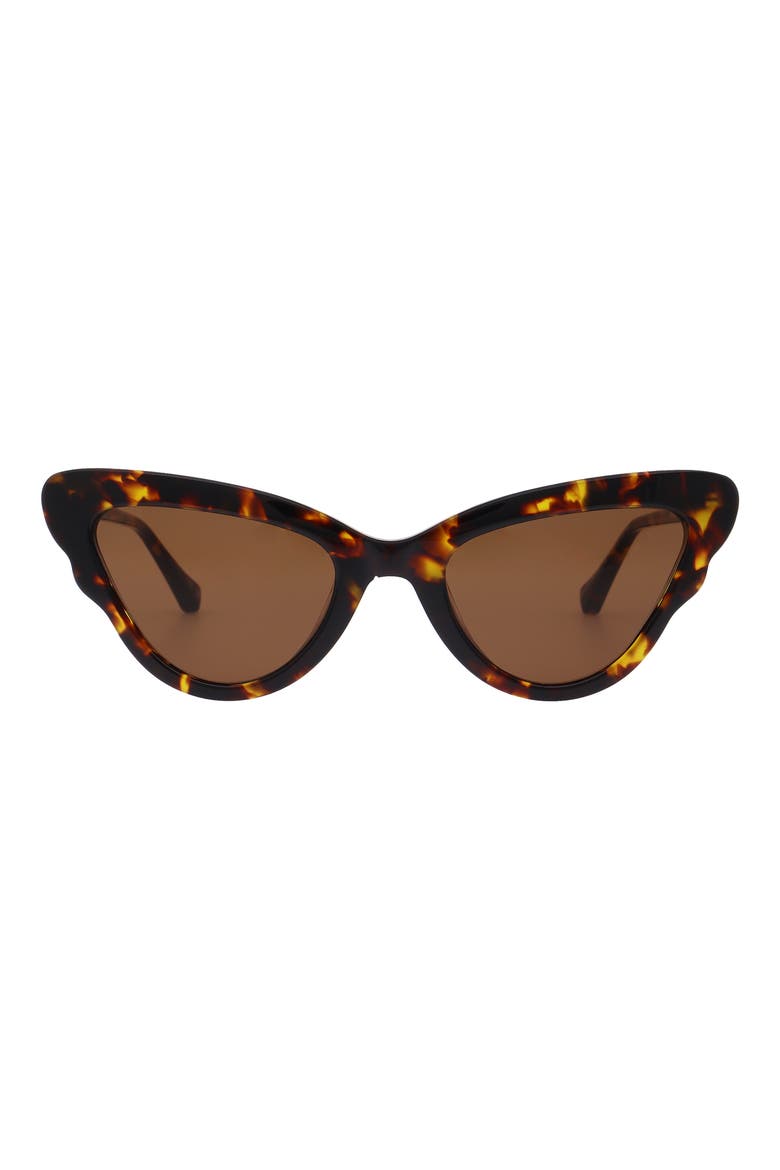 51mm Butterfly Sunglasses, Main, color, TORT