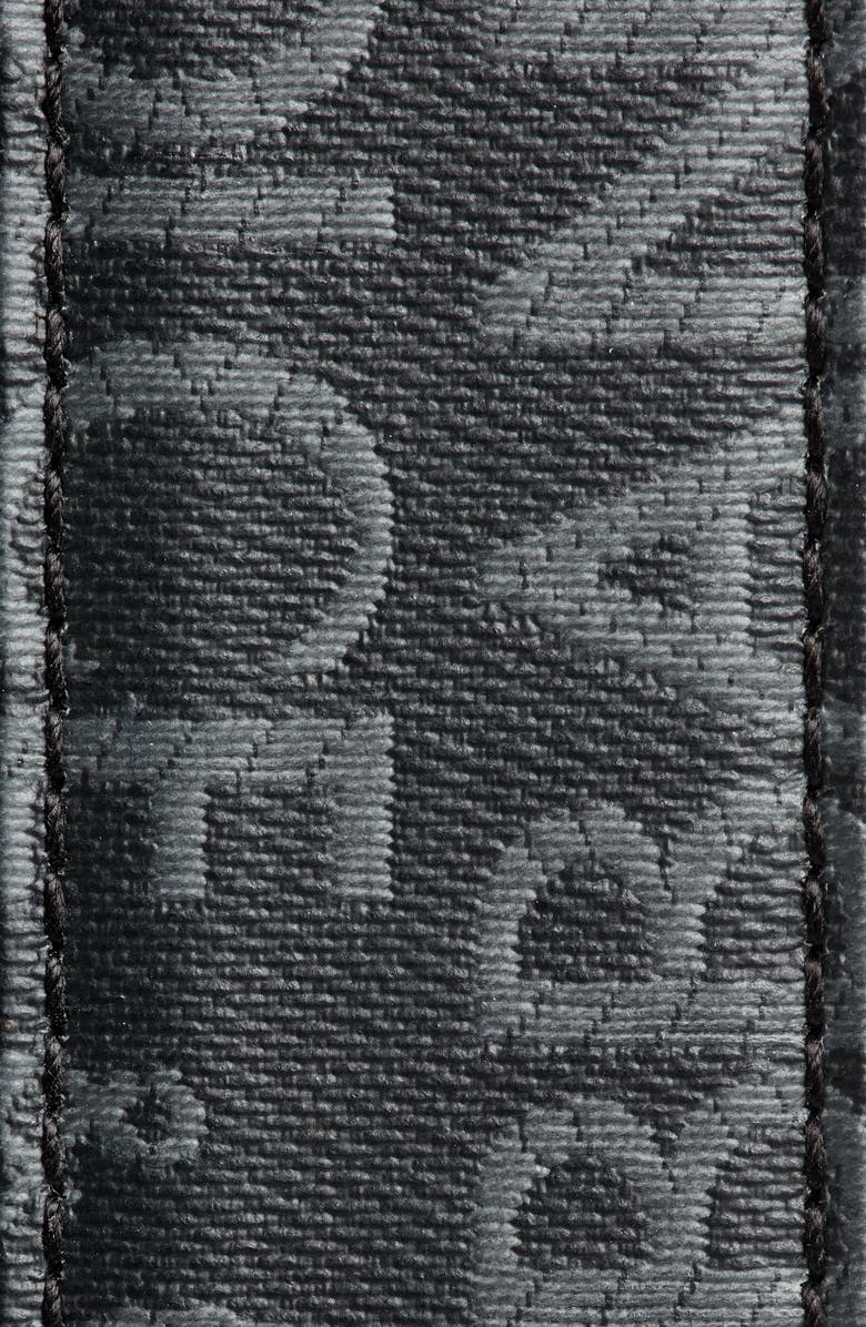 Dolce&Gabbana Logo Jacquard Coated Canvas Belt, Alternate, color, Black/ Blac