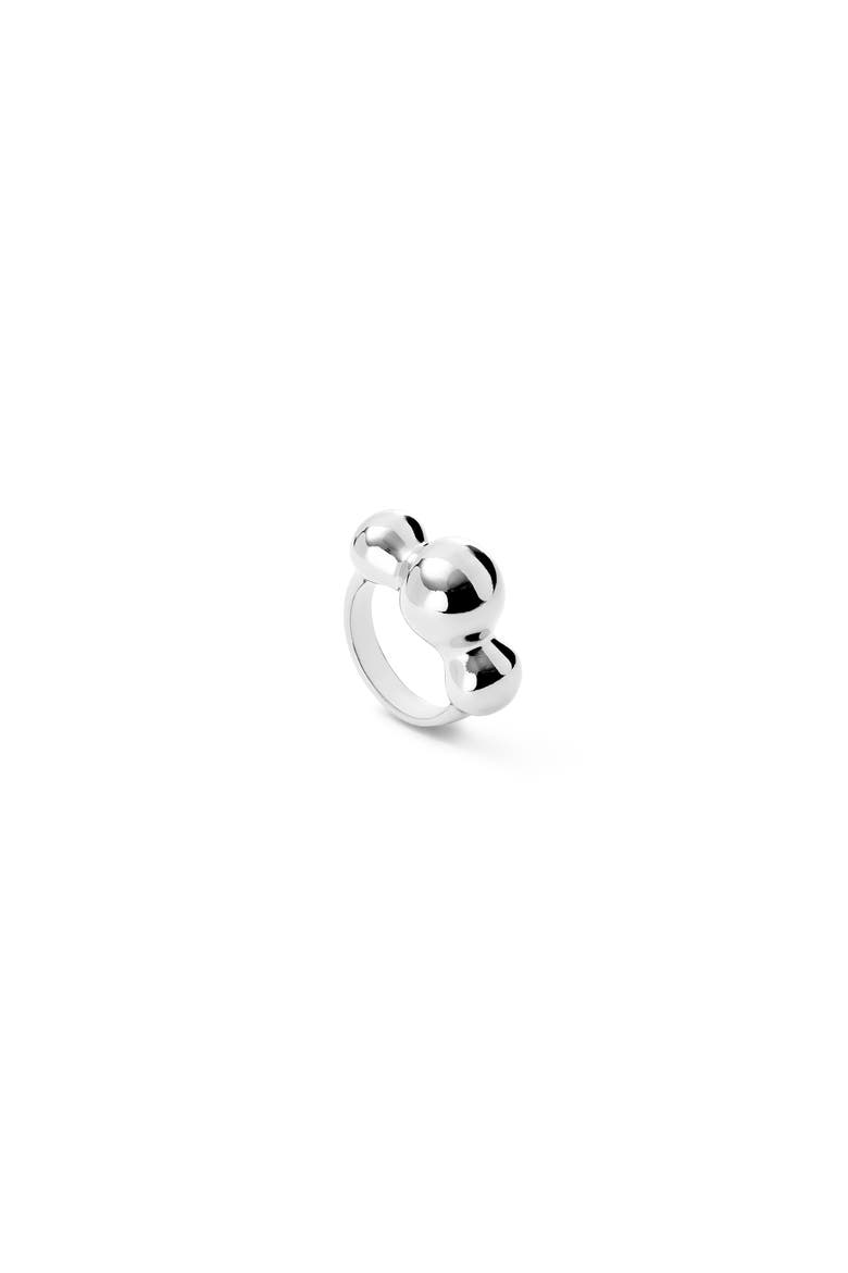 Core Trio Ring, Alternate, color, Silver