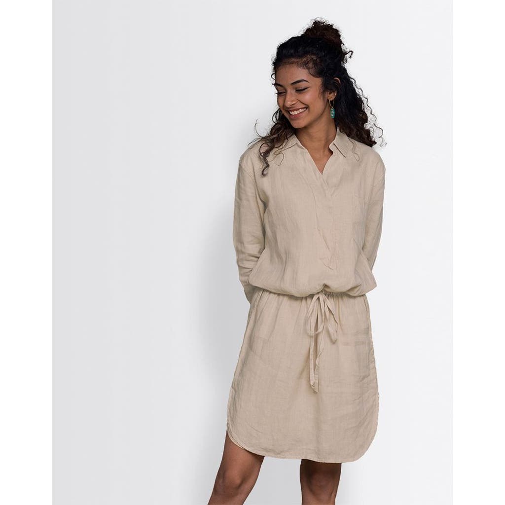 Reistor Meet Me By The Cliff Dress In Beige
