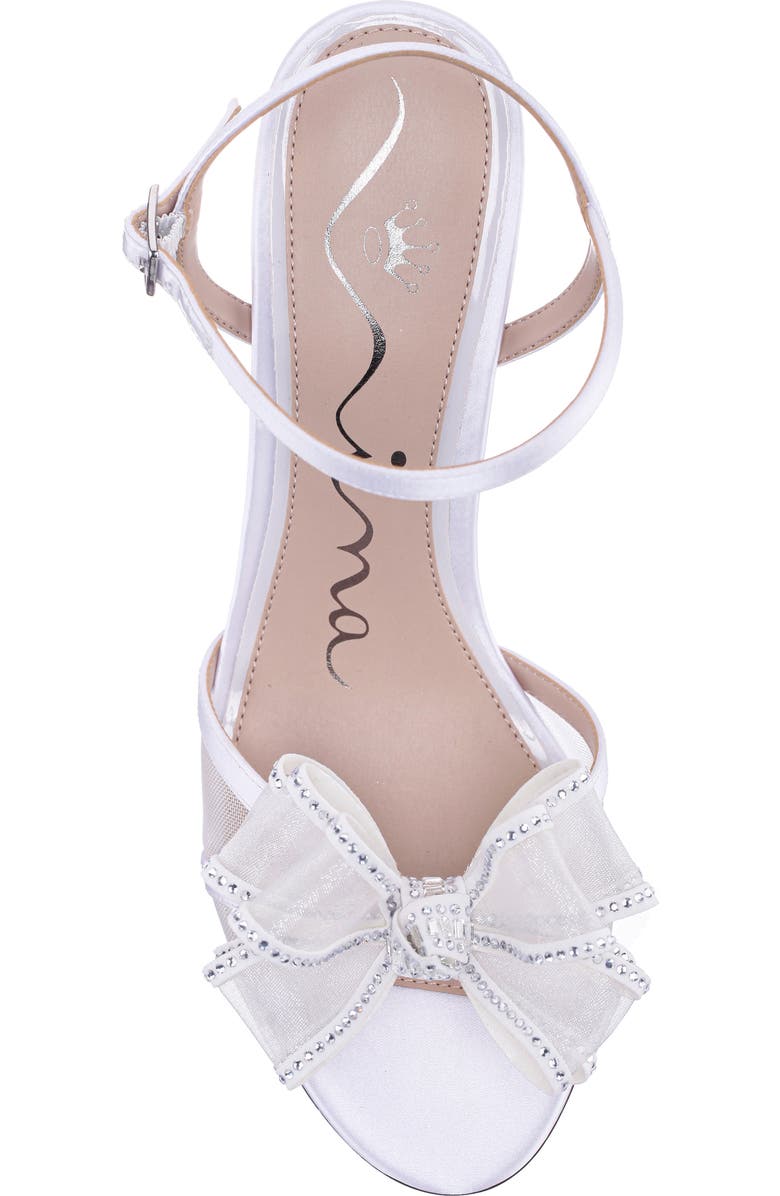 Nina Vayda Ankle Strap Sandal, Alternate, color, White