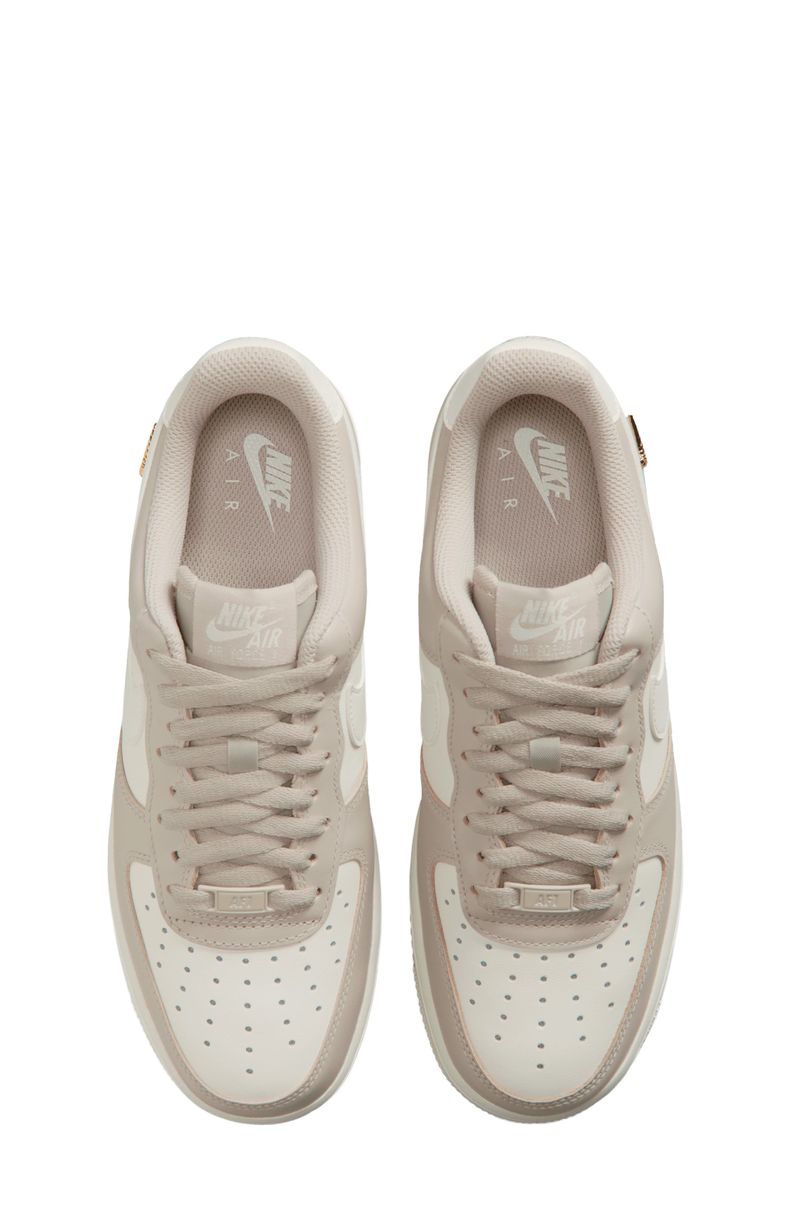 Air Force 1 '07 Basketball Sneaker, Alternate, color, CREAM/ GOLD/ SAIL