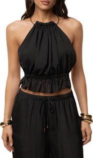 JLUXLABEL Moonlit Coast Halter Top