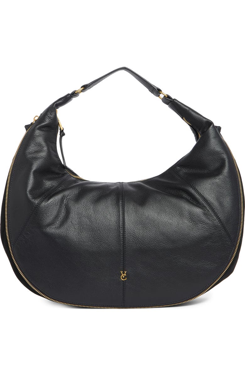 Vince Camuto Lorry Hobo Shoulder Bag, Main, color, Black
