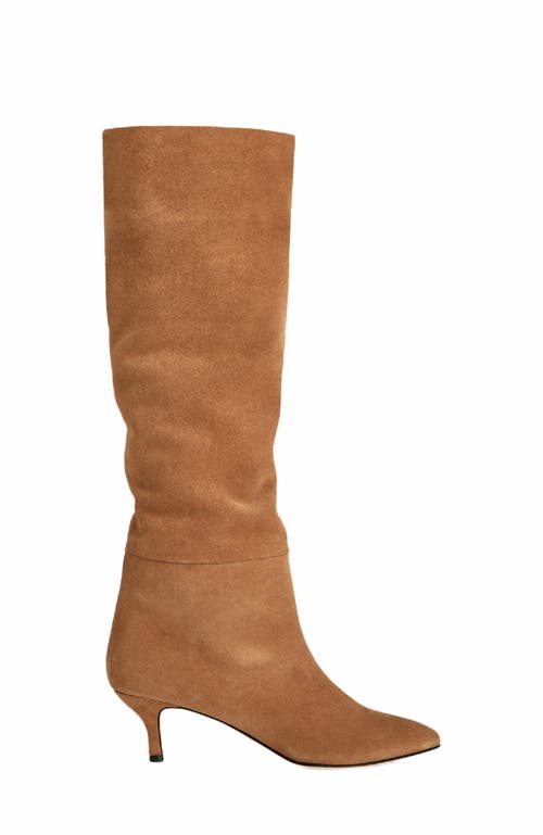 Neil J. Rodgers Eva Slouch Boot in Camel Suede  product
