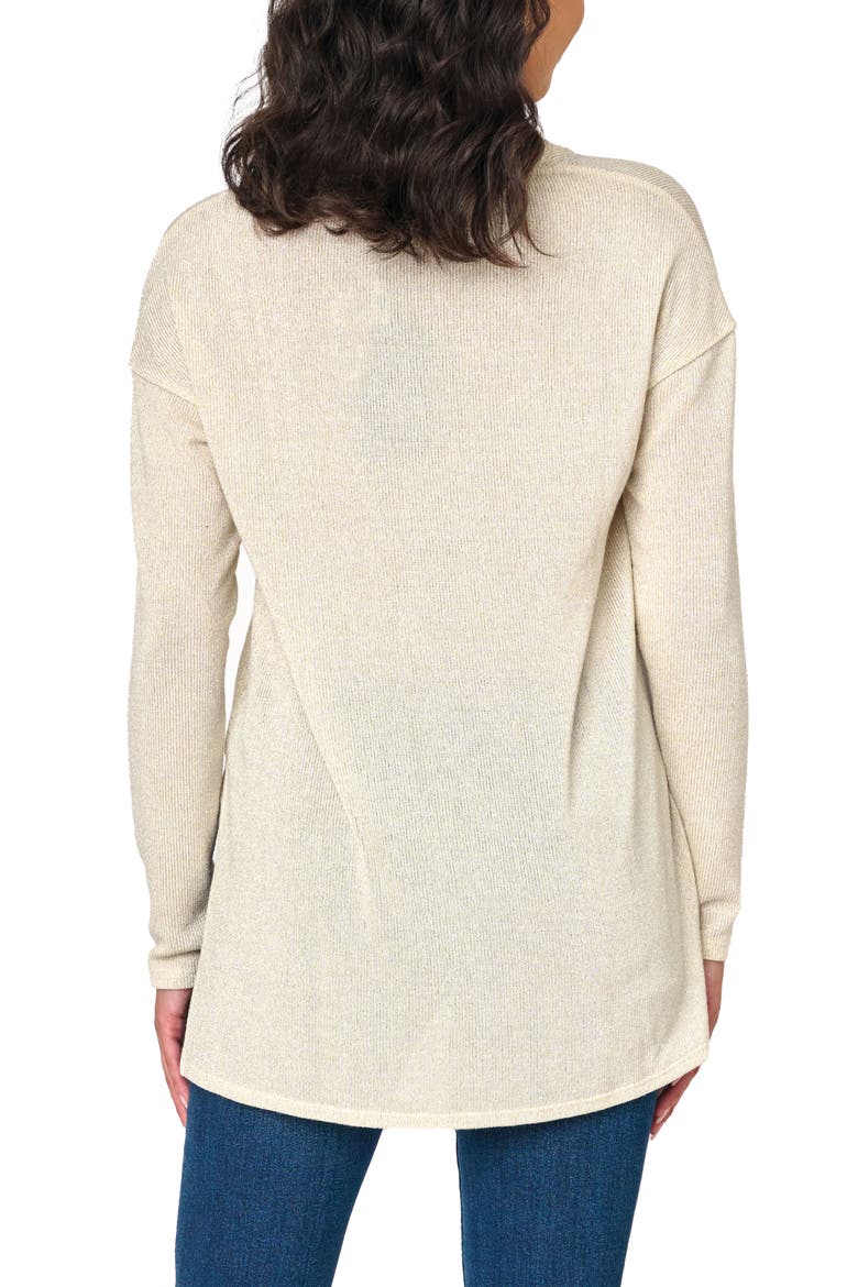 V-Neck High-Low Tunic, Alternate, color, OYSTER