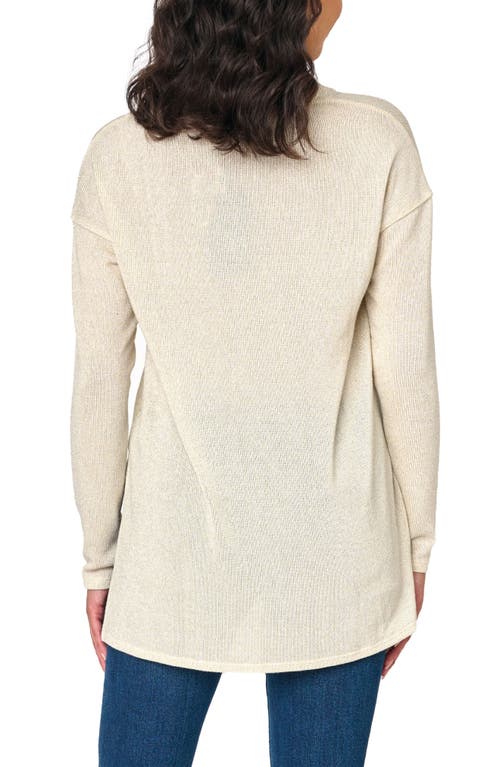 Gibsonlook V-neck High-low Tunic In Gray