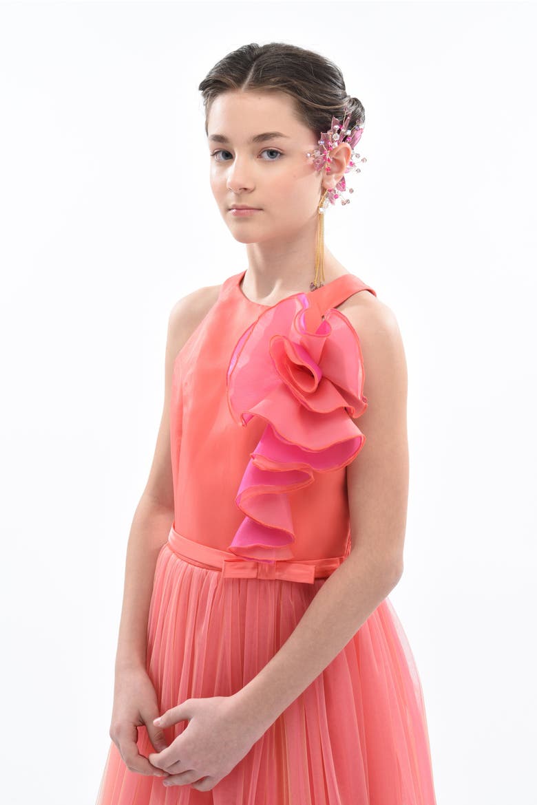 Malaga Dress, Alternate, color, Orange