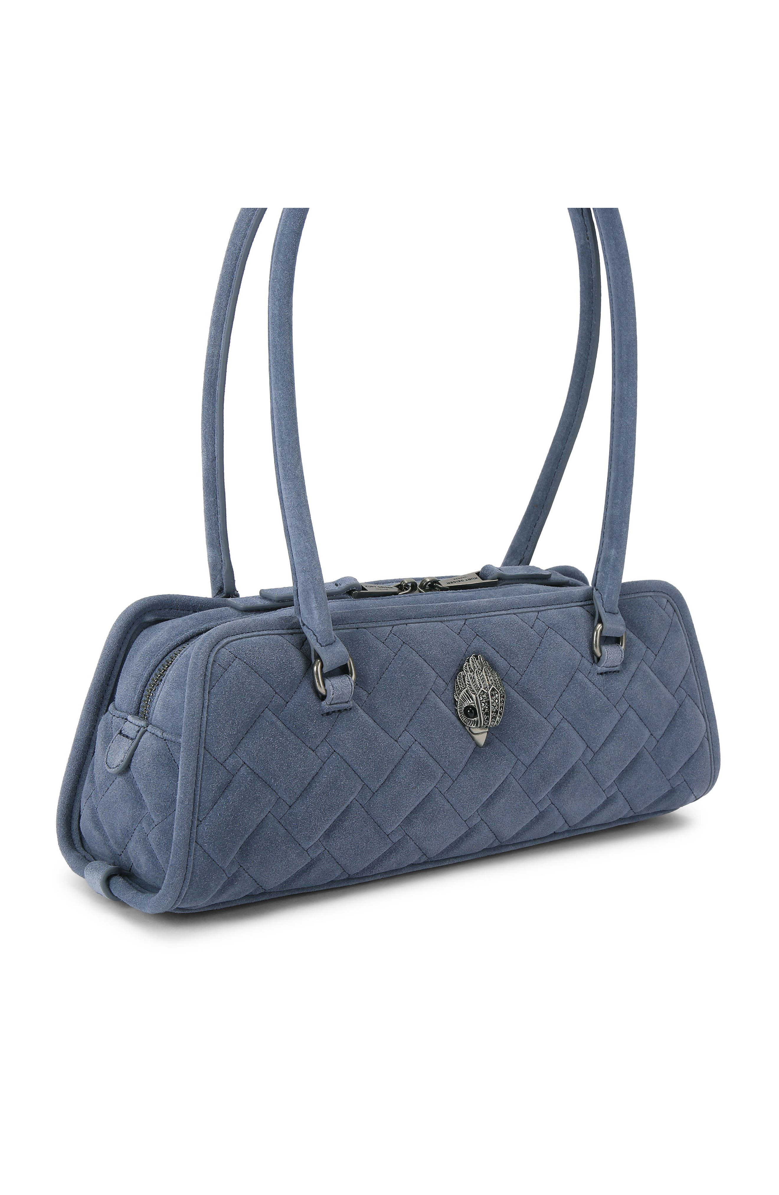 Kensington Quilted Shoulder Bag, Alternate, color, DENIM