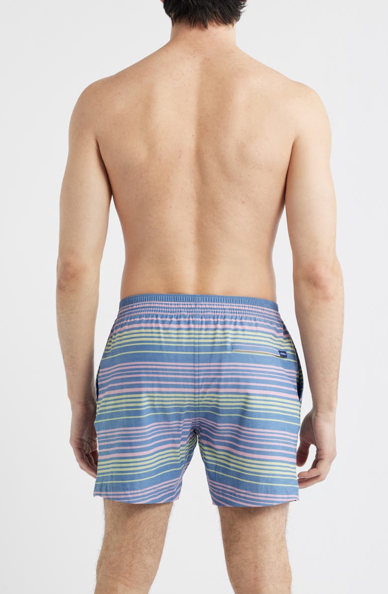 Chubbies The Blossom Bands 5.5-Inch Swim Trunks, Alternate, color, Dusty Blue