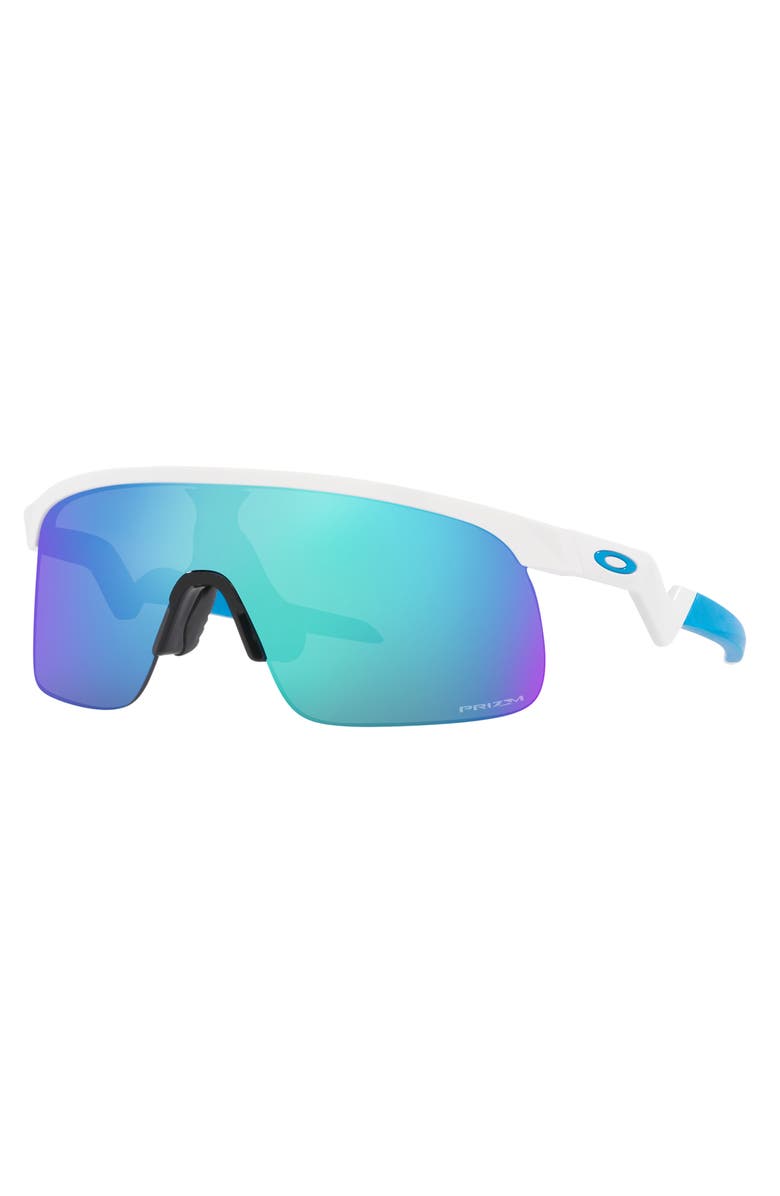 Oakley Kids' Resistor 29mm Prizm<sup>™</sup> Rectangular Sunglasses, Alternate, color, White