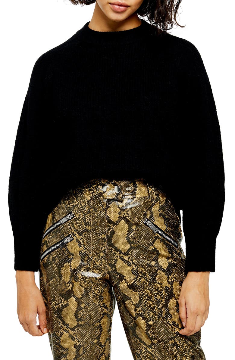 Topshop Crewneck Sweater, Main, color,