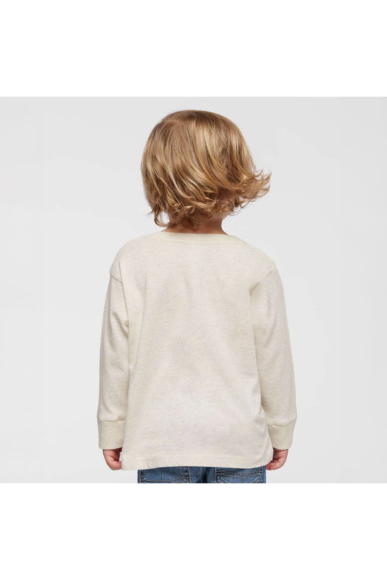 Trick Rawr Treat Dino Toddler Long Sleeve Graphic Tee, Alternate, color, Natural