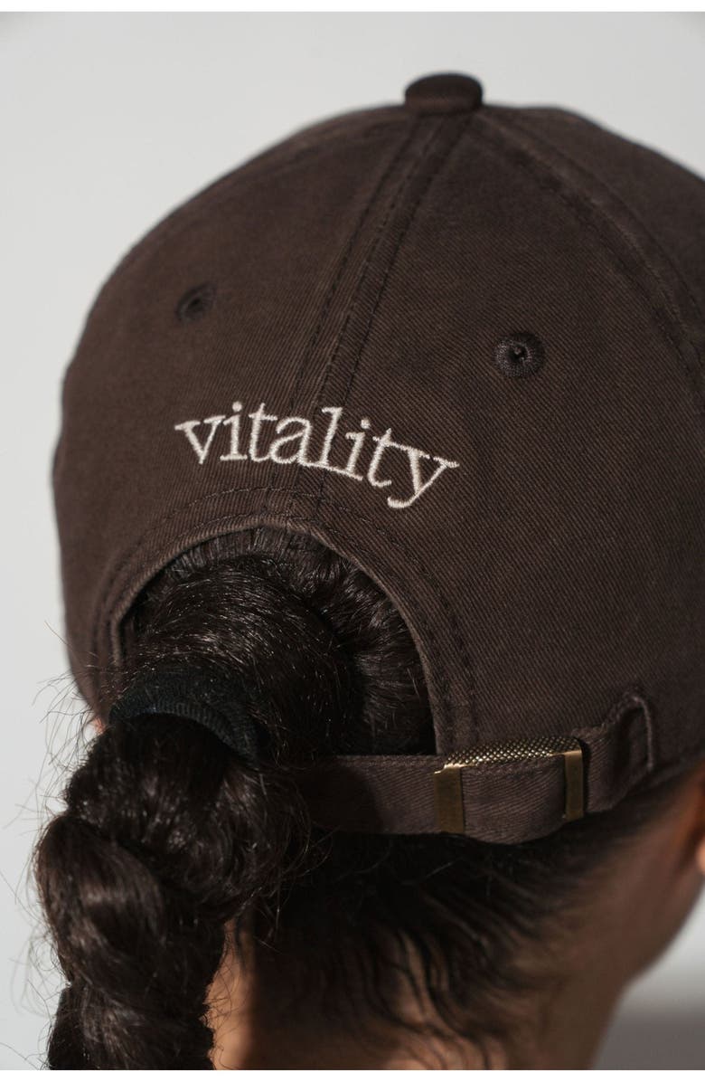 Vitality Women's Baseball Hat, Alternate, color, Espresso