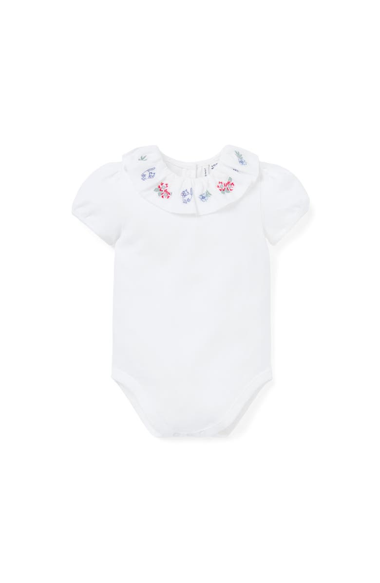 Janie and Jack Baby Kitten Ruffle Collar Bodysuit, Main, color,