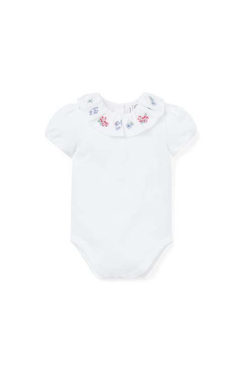 Baby Kitten Ruffle Collar Bodysuit (Infant)