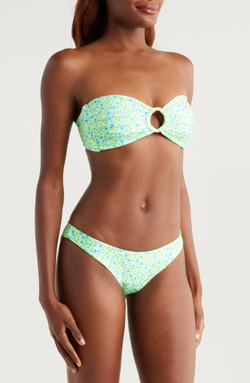 Kulani Kinis Strapless Bandeau Bikini Top In Apple Blossom