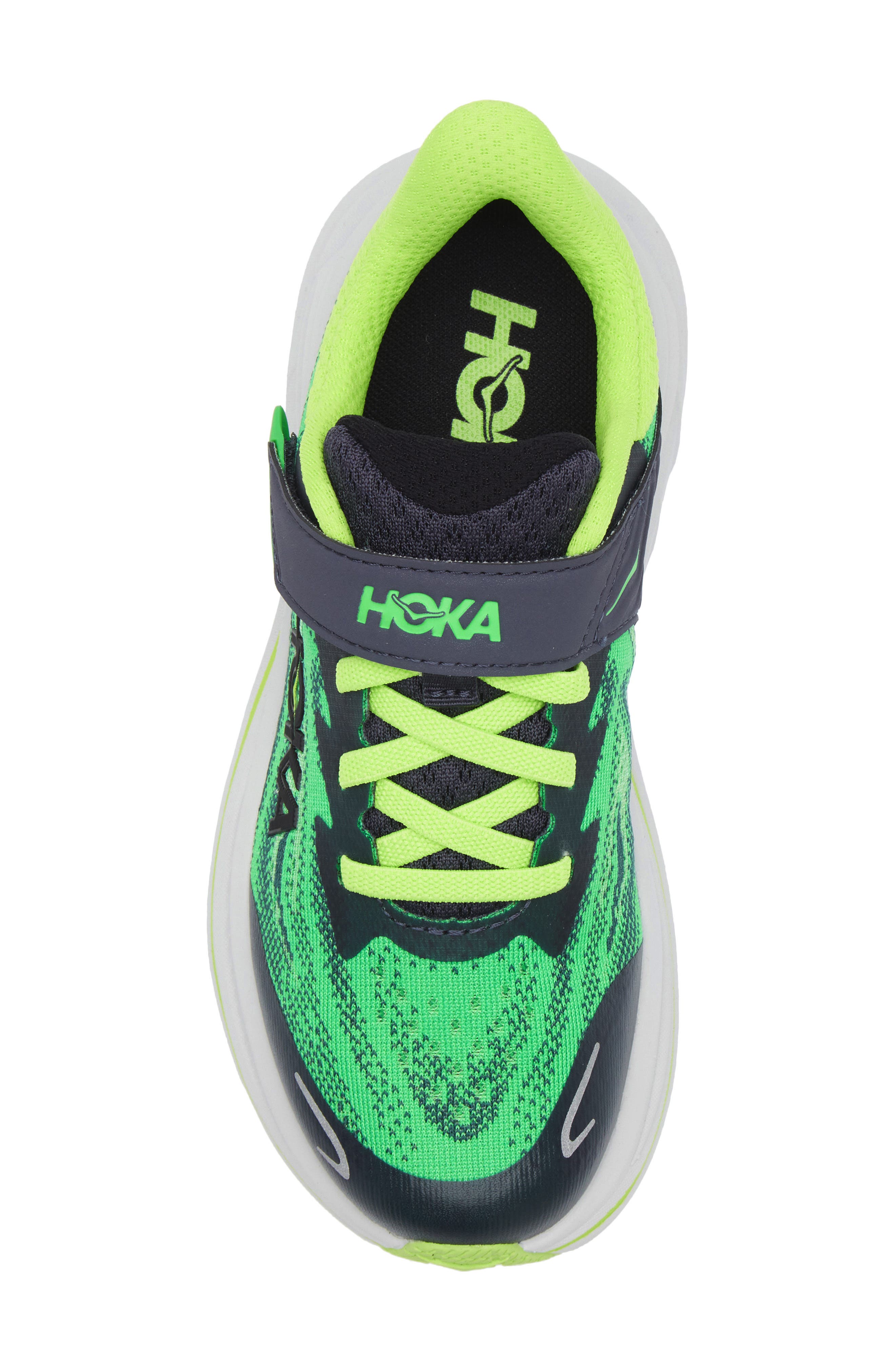 Kids' Clifton 10 Running Sneaker, Alternate, color, SPRING GREEN / COSMIC GREY