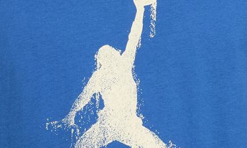 Jordan Brooklyn Collegiate Oversize Jumpman Graphic T-shirt In Blue