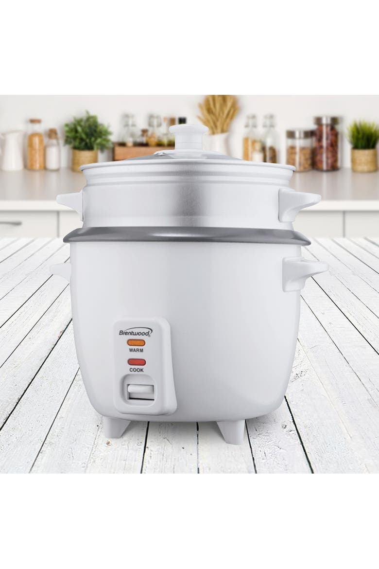 15 Cup Rice Cooker / Non-Stick with Steamer, Alternate, color, White
