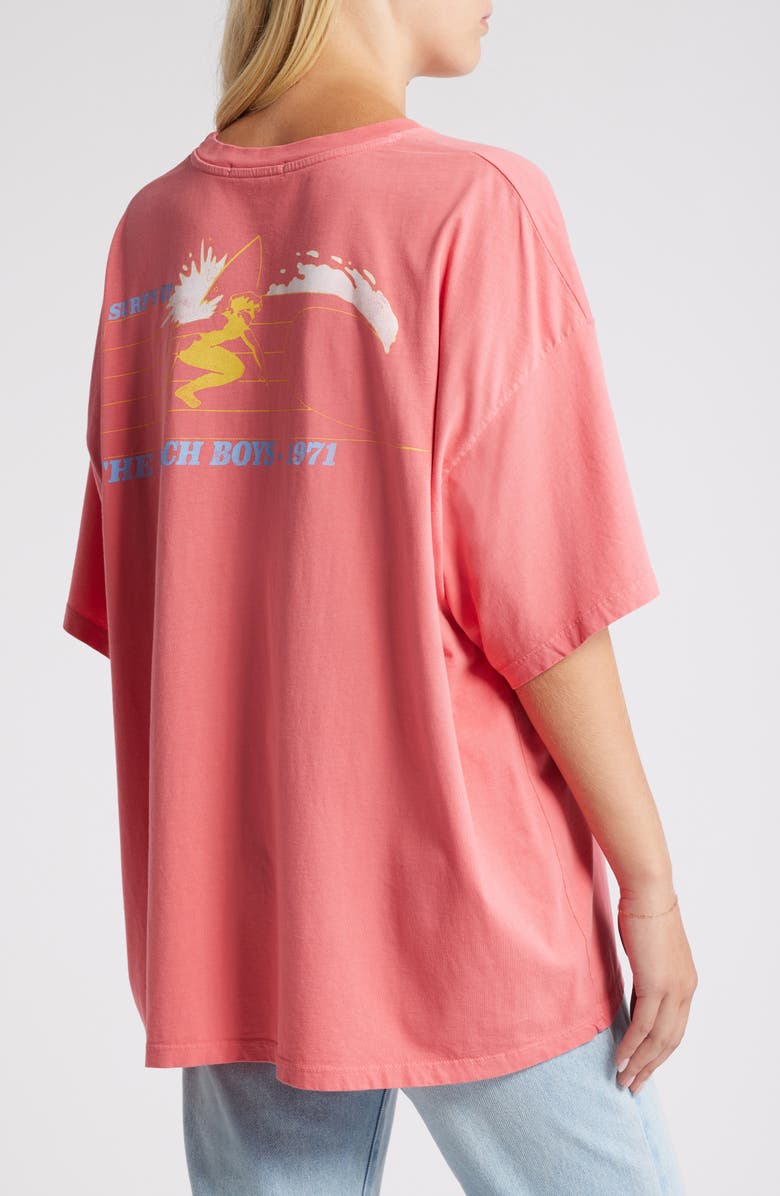 Daydreamer The Beach Boys Surf's Up Oversize Graphic T-Shirt, Alternate, color, 