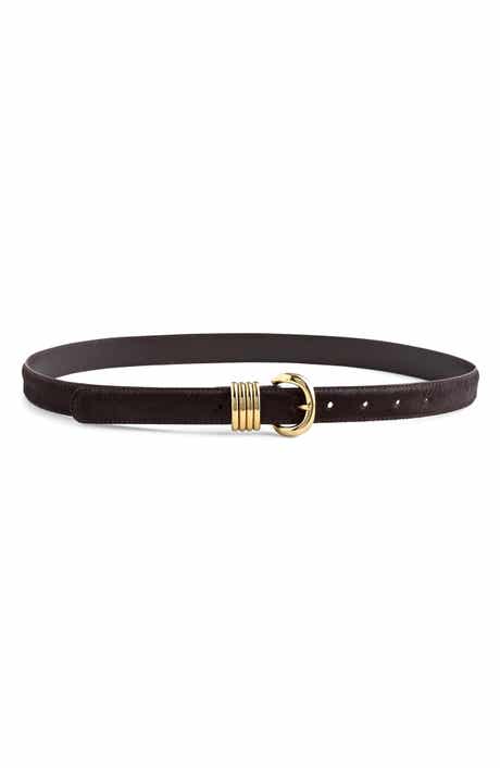 Metal Keeper Genuine Calf Hair Belt