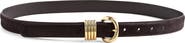 Madewell Metal Keeper Genuine Calf Hair Belt