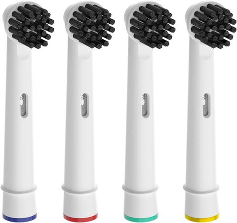 Charcoal Infused Bristles Electric Toothbrush Replacement Brush Heads
