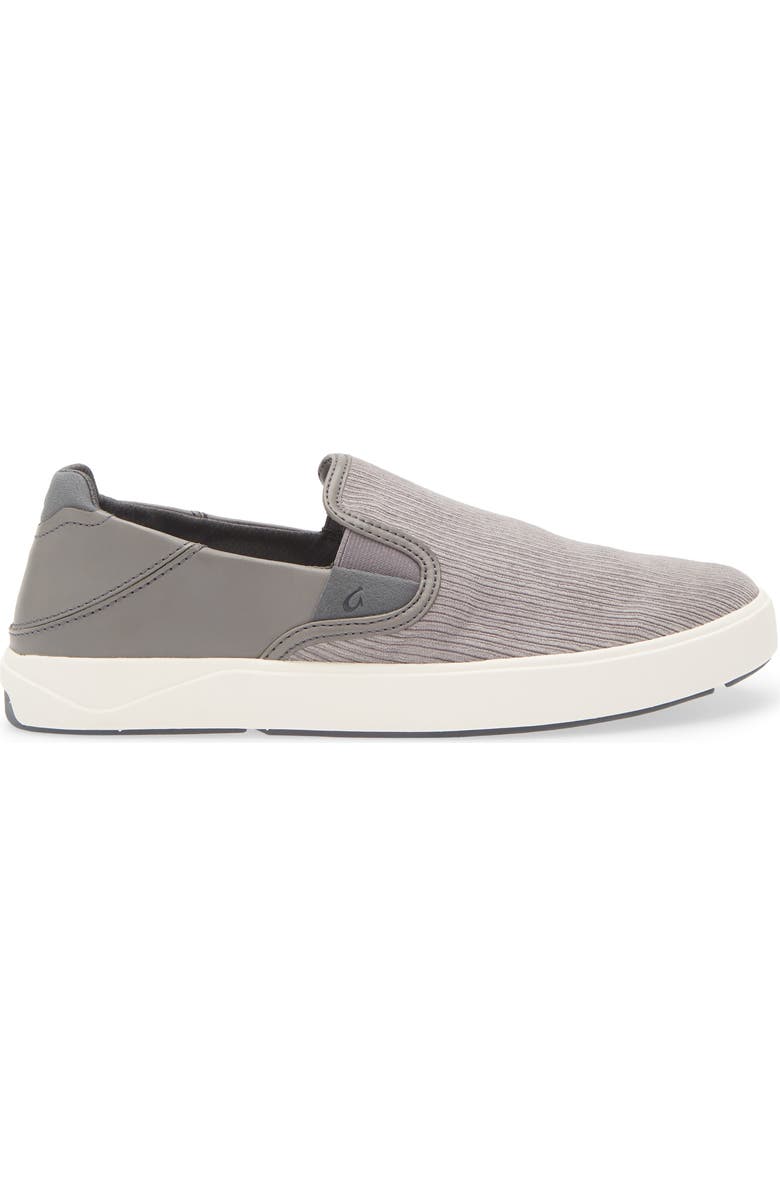 OluKai Laeahi Kapa Slip-On, Alternate, color, Graphite / Dark Shadow