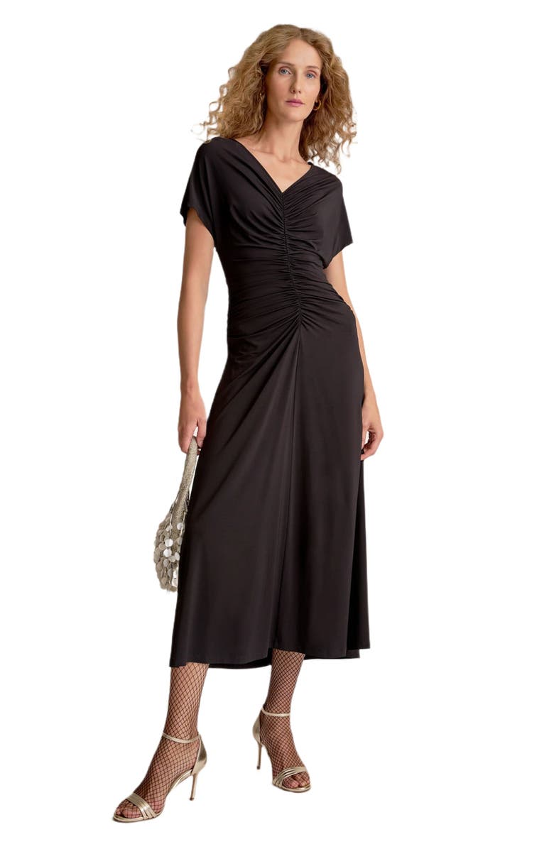 M.M.LaFleur Von Light Jersey Dress, Alternate, color, Black