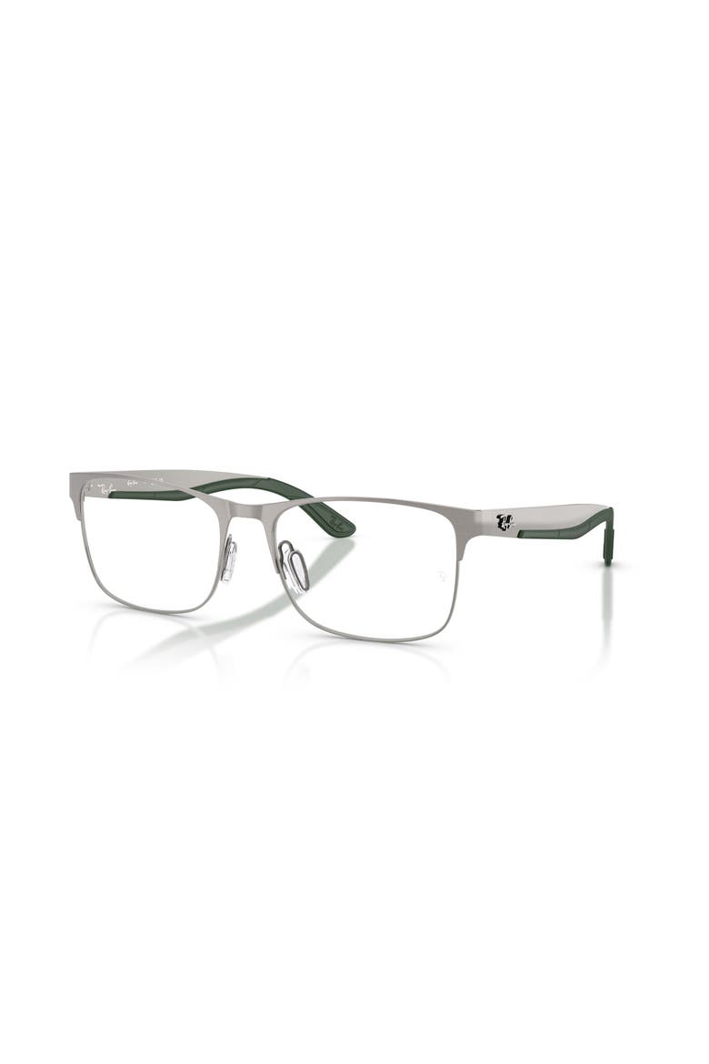 55mm Rectangle optical glasses, Main, color, Grey