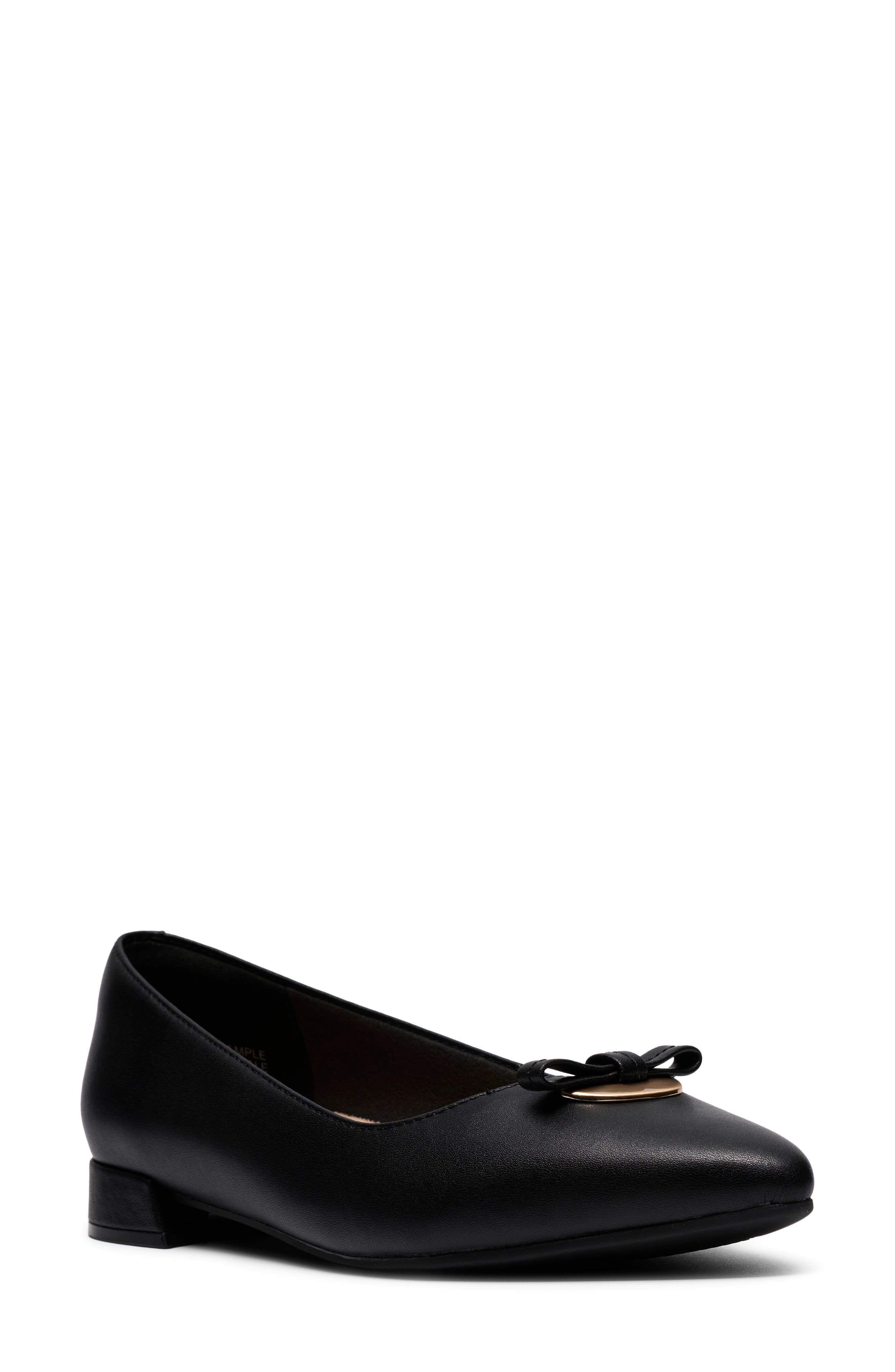 Natalyn Trim Leather Flat