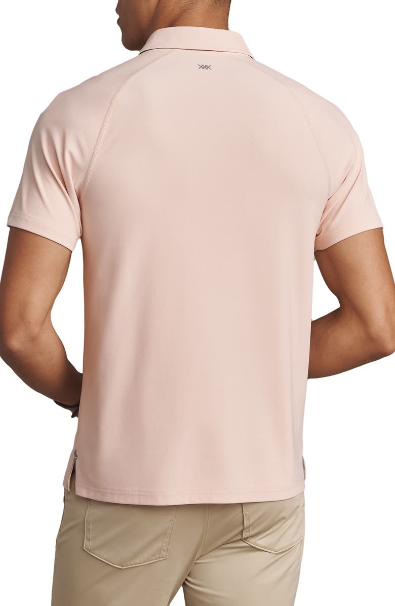 Rhone Regatta Piqué Performance Polo, Alternate, color, Pink Rose