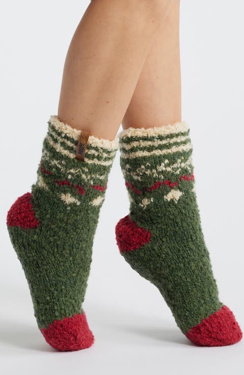 Cottage Bouclé Crew Socks