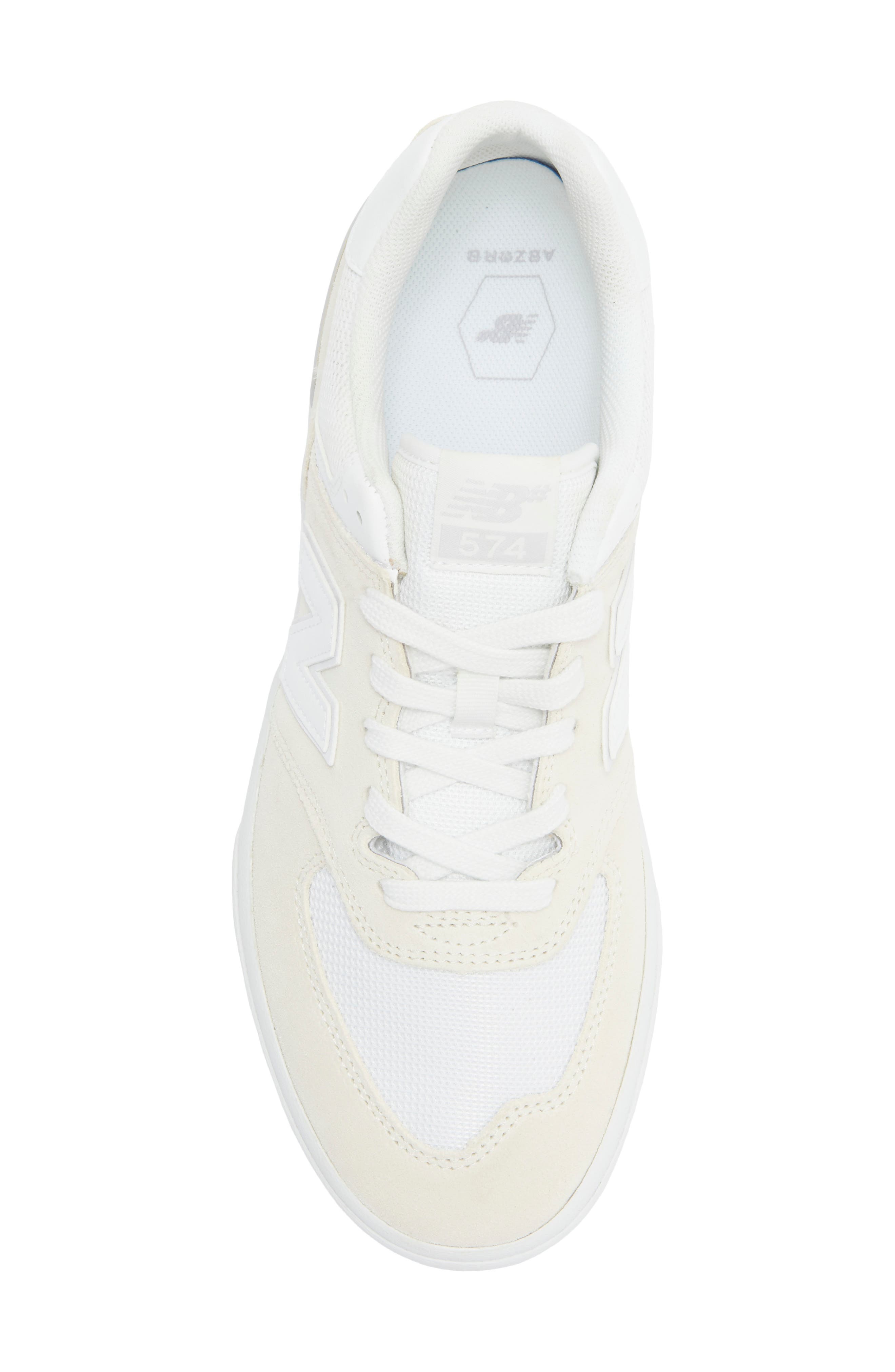 New Balance 574V Sneaker, Alternate, color, White/ White