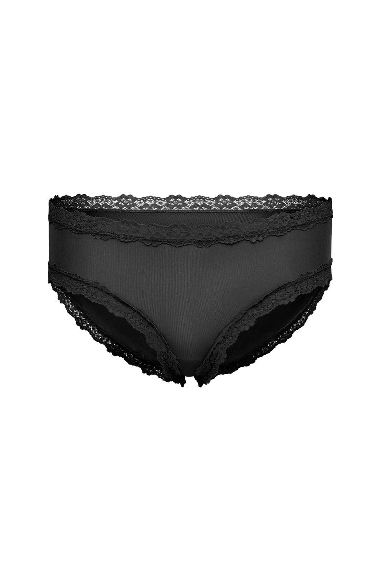 Mariola Hipster Panties, Alternate, color, Black