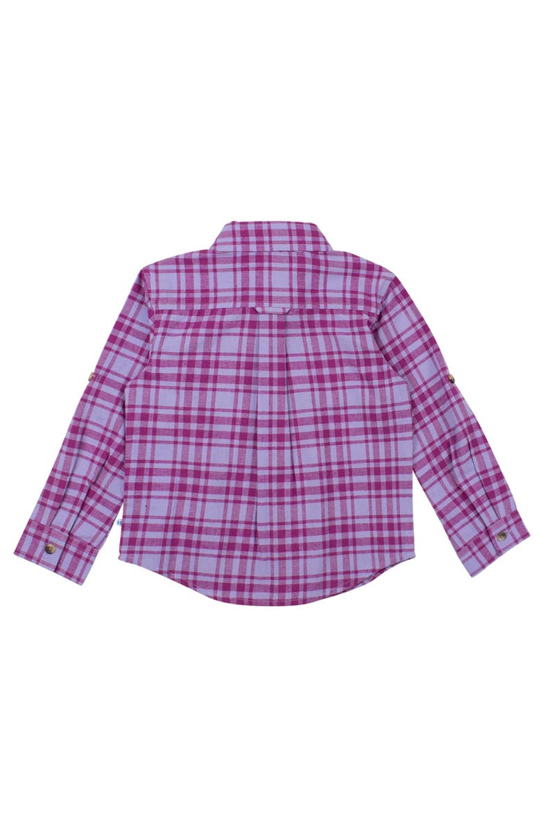 RuggedButts Boys Long Sleeve Button Down Shirt, Alternate, color, Harper Plaid