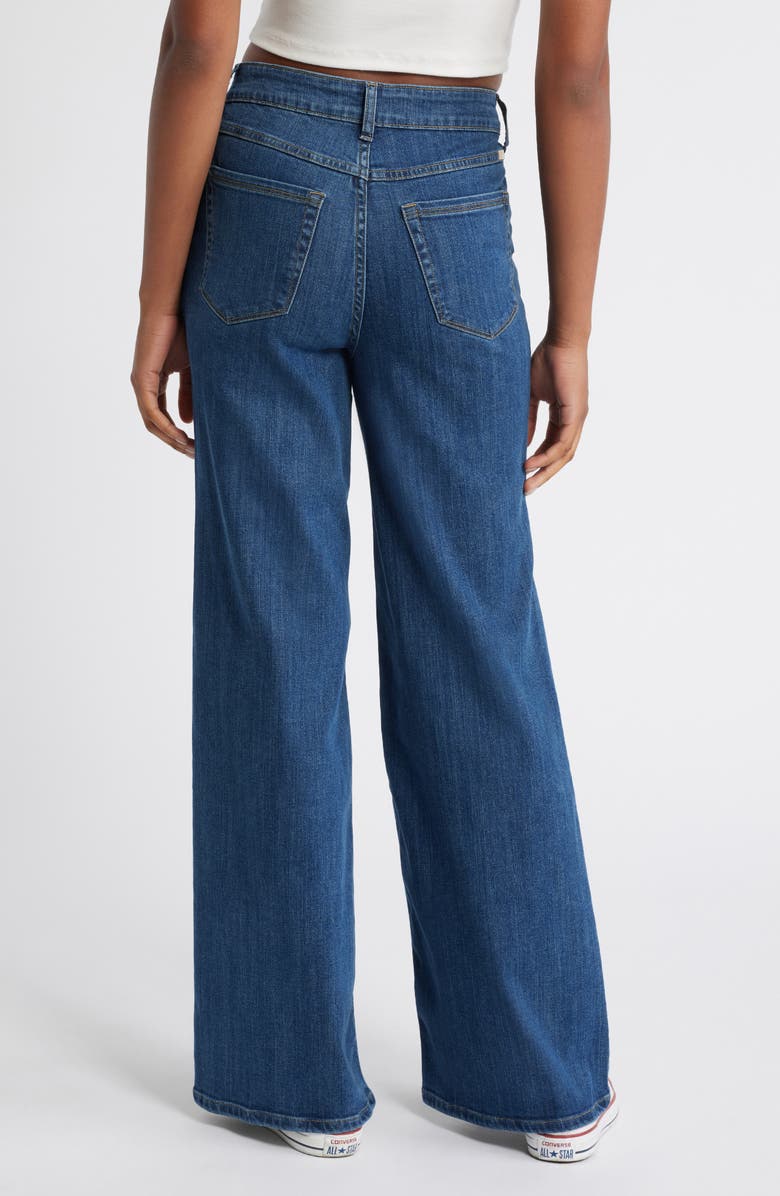 1822 Denim High Waist Slim Wide Leg Jeans, Alternate, color,