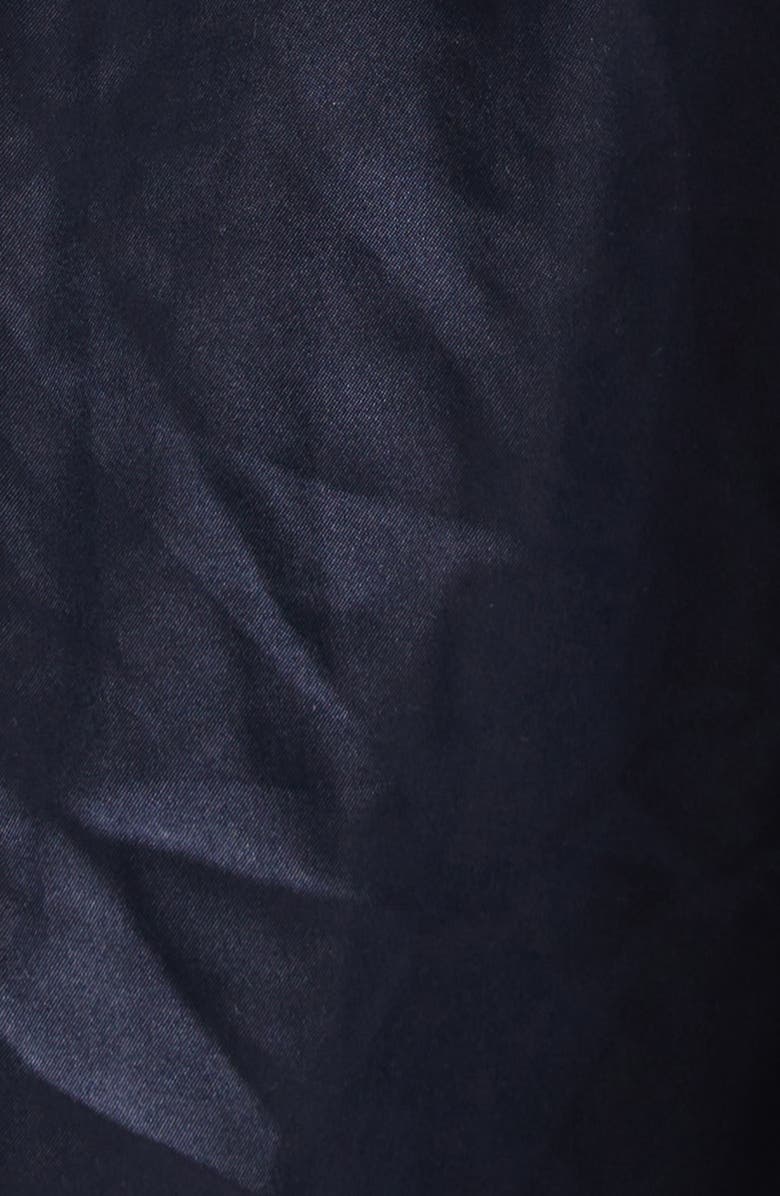 Comme des Garçons Comme des Garçons Gathered Ruffle Satin Dress, Alternate, color, Navy