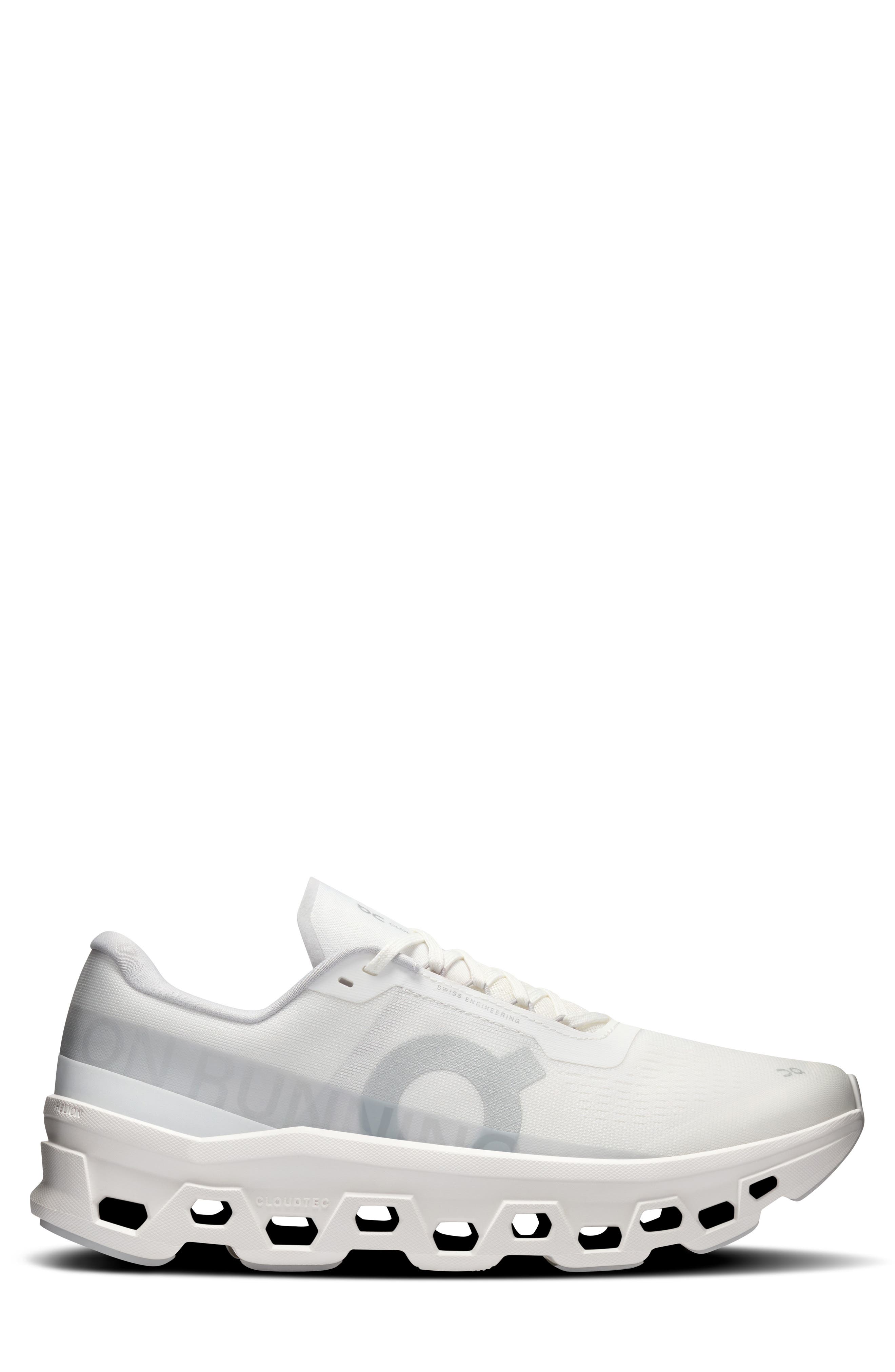 Cloudmonster 1 Running Shoe, Alternate, color, WHITE/ WHITE