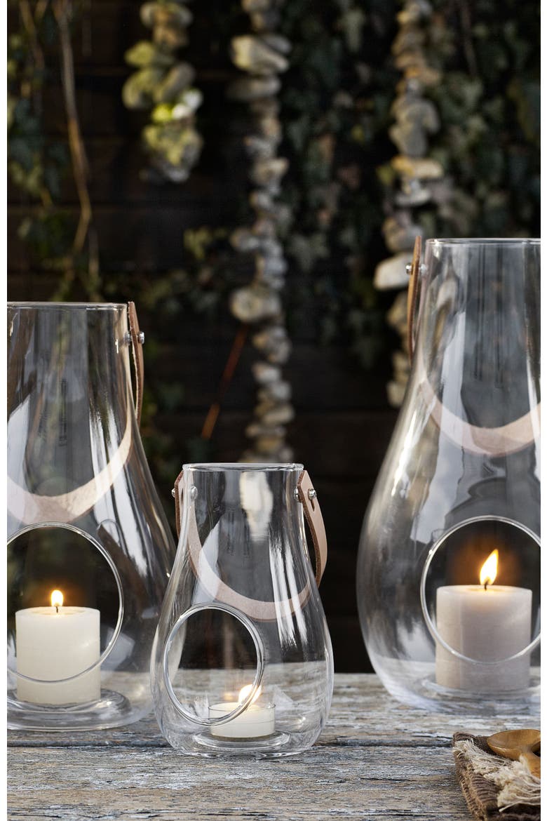 DWL Small Glass Lantern, Alternate, color, Clear