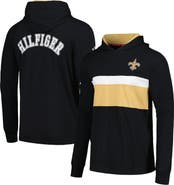 Tommy Hilfiger Men's Tommy Hilfiger  Black New Orleans Saints Morgan Long Sleeve Hoodie T-Shirt