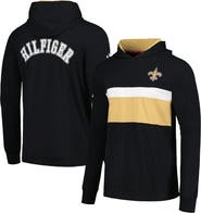 Tommy Hilfiger Men's Tommy Hilfiger  Black New Orleans Saints Morgan Long Sleeve Hoodie T-Shirt