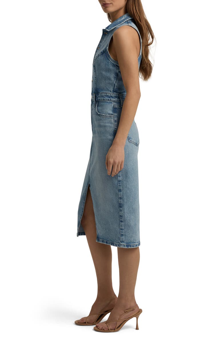 Favorite Daughter Halter City Denim Dress, Alternate, color,
