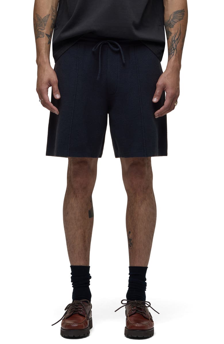Hudson Jeans Double Knit Cotton & Cashmere Drawstring Shorts, Main, color, Fleet