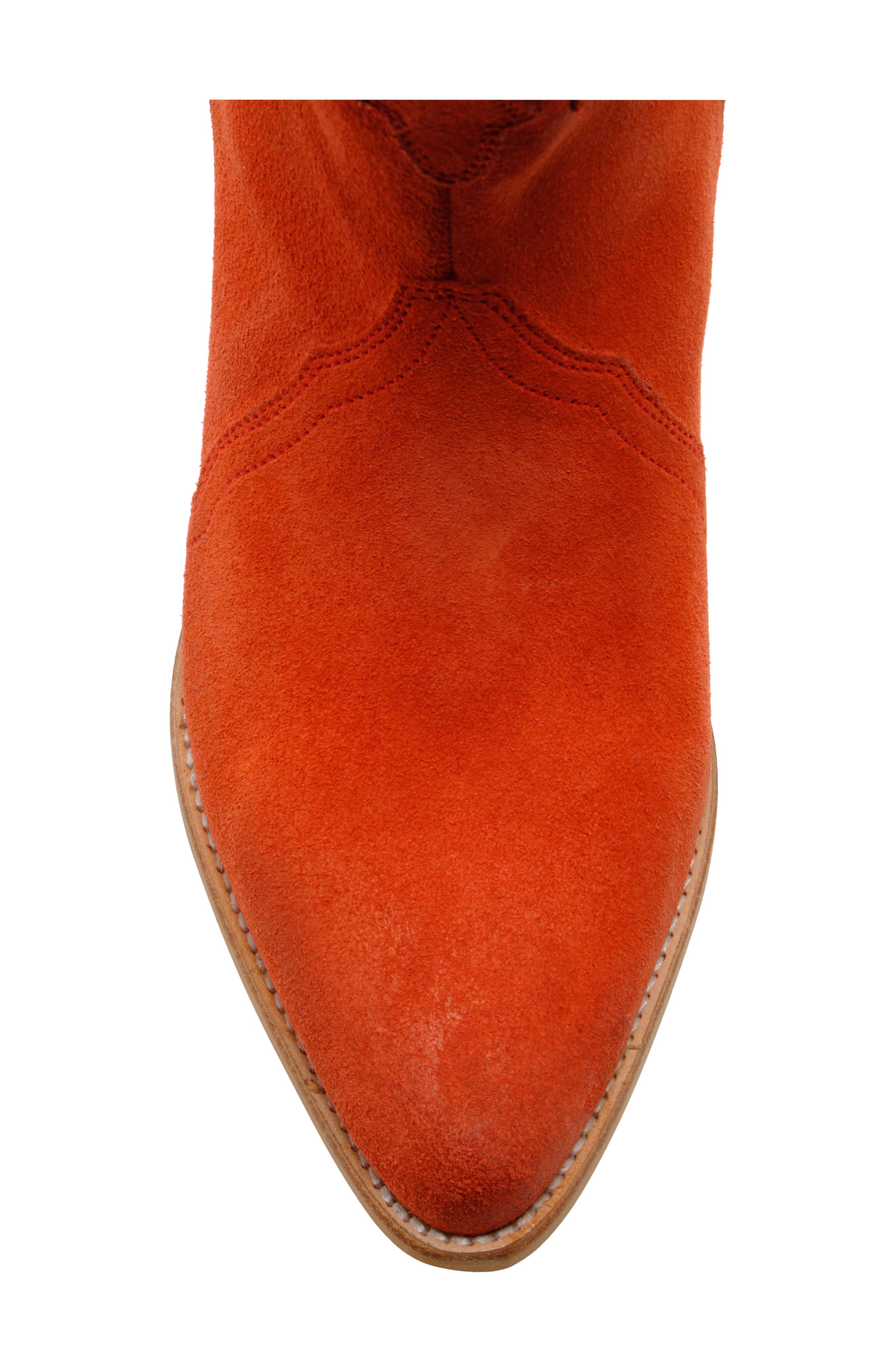 Free People New Frontier Western Bootie, Alternate, color, Coral Fusion