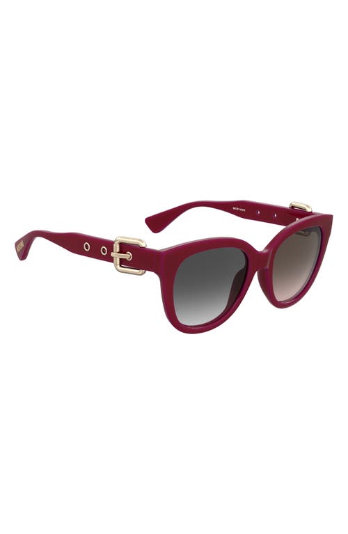 Moschino 54mm Gradient Cat Eye Sunglasses In Red