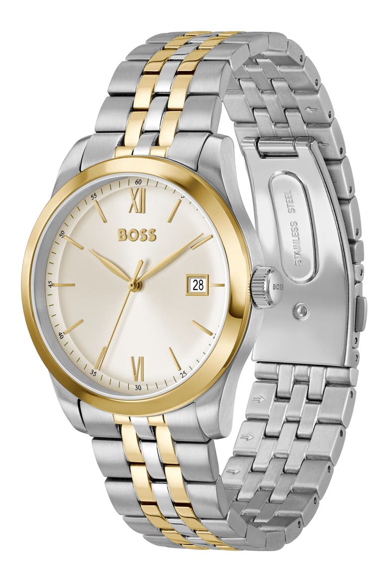 Langford Bracelet Watch, 39mm, Alternate, color, PARCHMENT